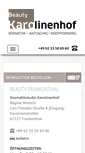 Mobile Screenshot of kosmetik-karolinenhof.de
